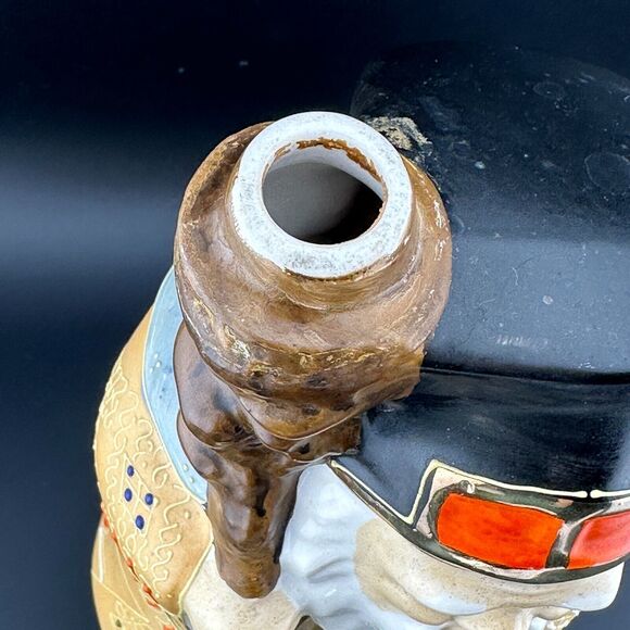 1960s Kamotsuru Sake Decanter Figurine Bottle Japan Good Luck God Statue 10" VTG - Picture 9 of 15